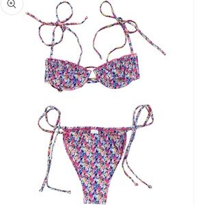 Strawberry Milk Mob Mars Bikini Set NWOT